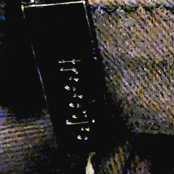 Treesje Brown leather with ruffle makeup bag pouch - Picture 9 of 9